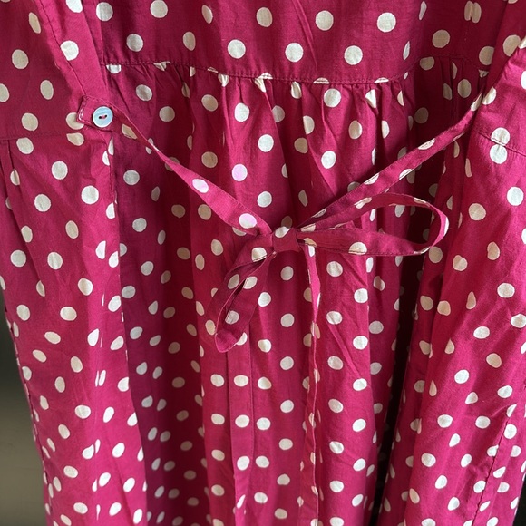 NWT April Cornell Molly Dot Dress Red Cream Size XXL / 1X - Picture 14 of 15